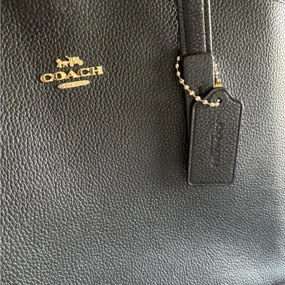 Coach Charlie Carryall Black Pebbled Leather Tote | 25137 | Hangtag | GUC - Picture 16 of 16